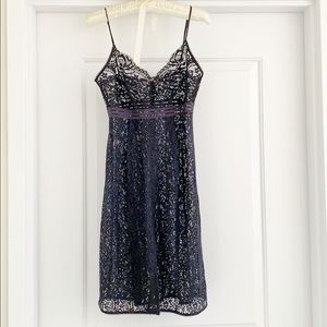 Stella McCartney Lace Slip Little Black Dress